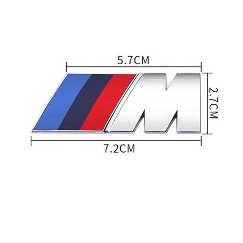 3D ABS M Odznaka Stylizacja Samochodu Nadwozie Dekoracja Tylnej Klapy Bagażnika Naklejka Akcesoria do Modyfikacji Samochodu Dla BMW M Power Performance M3 M5 X1 X3 X5