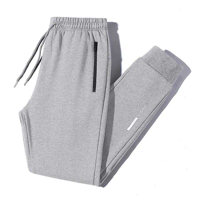 Spring Autumn Elastic Waist Loose Casual Drawstring Sweatpants Male Fashion All-match Sports Pants Men Trousers