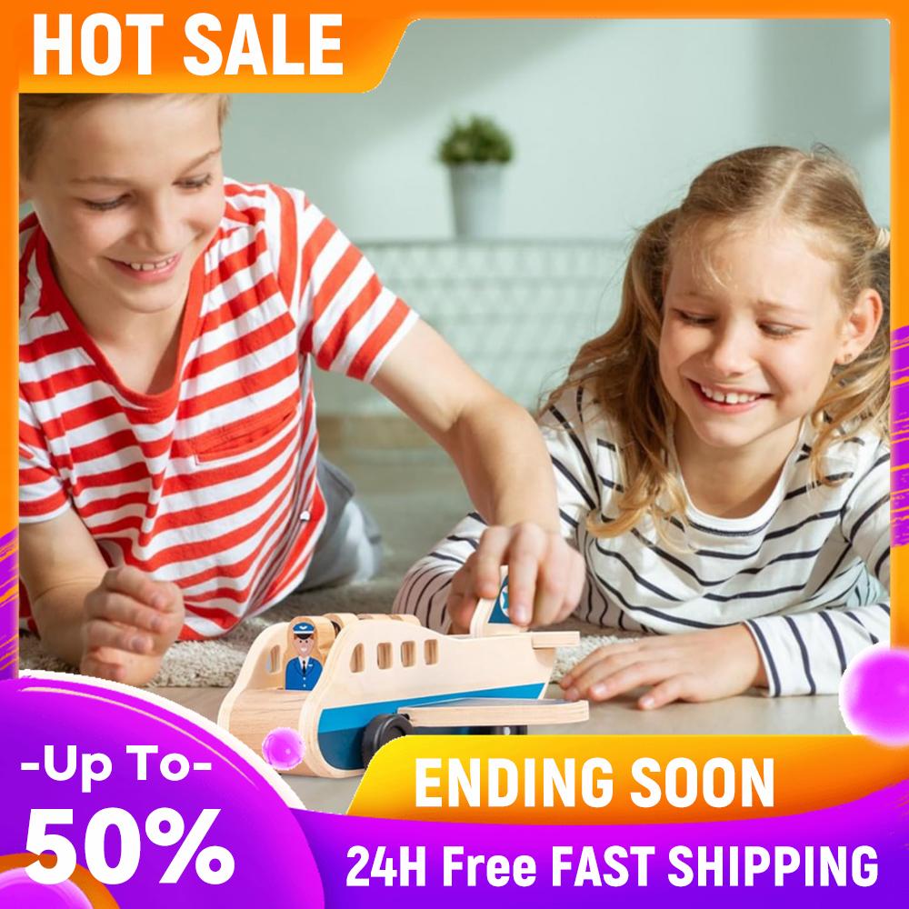 

Wooden Airplane Play Set with 4 Play Figures and 4 Suitcases Passenger Plane Set Toy Plane Set for Children Gift China Mainland