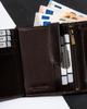 Men's Leather Wallet N104-RVT-2275 D.Brown