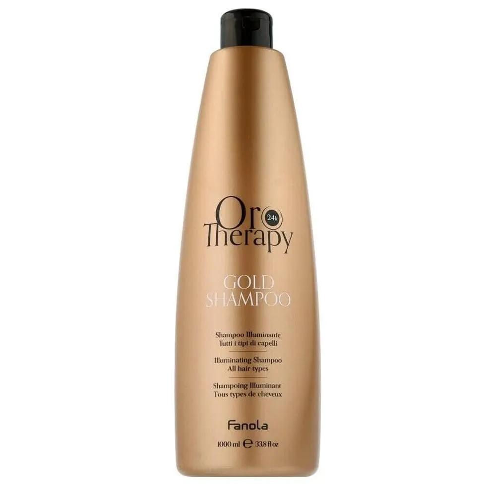 Fanola Oro Therapy Gold Shampoo 1L 1 Pack Fanola Oro Therapy - Shampoo Illuminante Oro Puro, 1000 ml