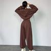 2025 Cross-border European and American Women's Clothing Amazon Hooded Long-sleeved Zipper Sports Casual Pants Commuter Fashion Suit