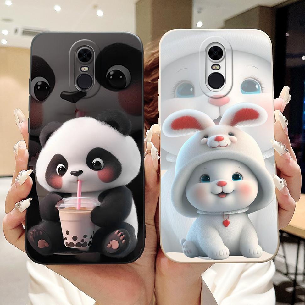 Husă Colorată cu Model Pentru Xiaomi Redmi 5 Plus Note 5 Subțire Huse din Silicon Moale Pentru Redmi5 Plus (Redmi Note5) Coperta Coque