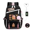 Kapibara fun peripheral printing new schoolbag cute cartoon primary and secondary school students spine backpack