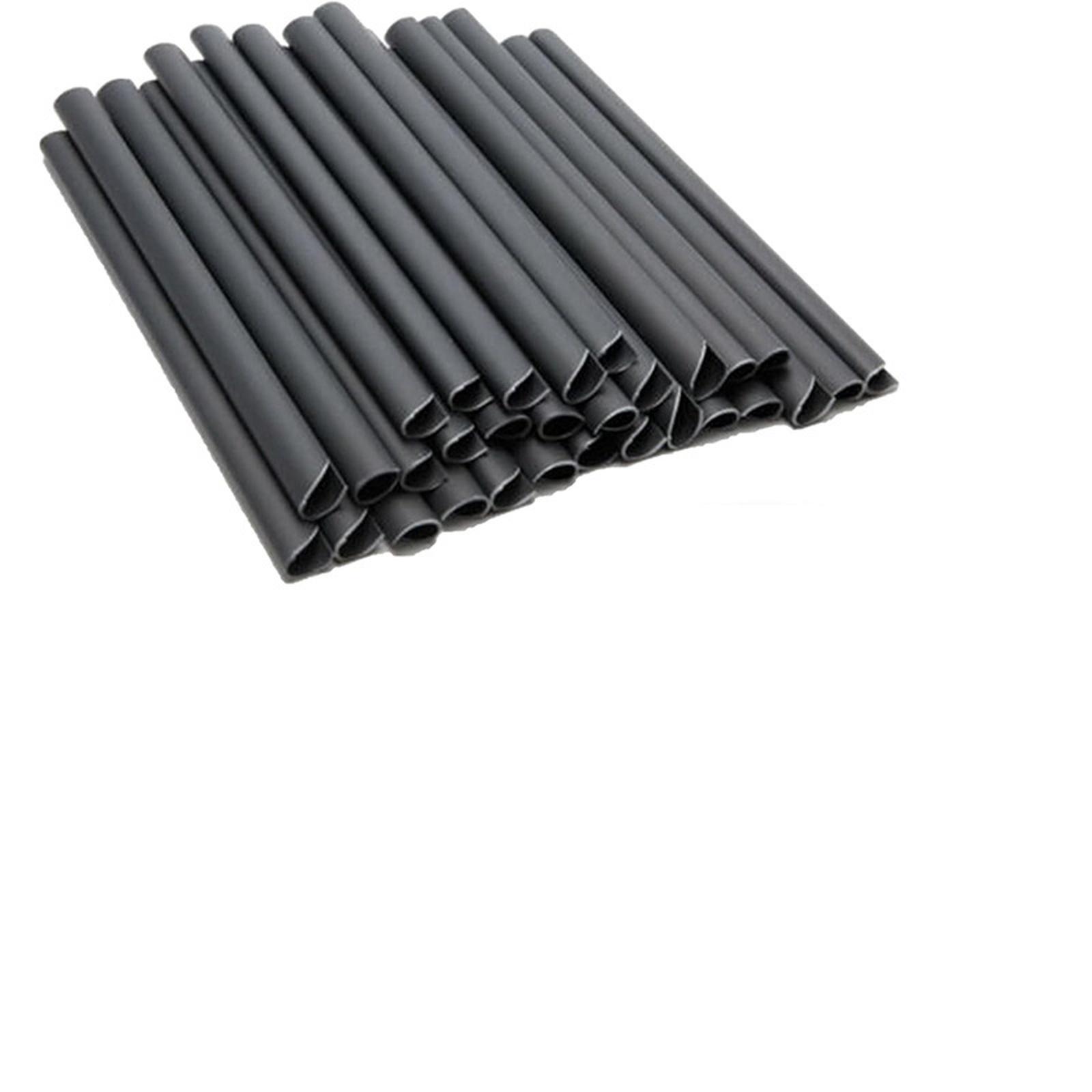 

Клипсы для двойного прутка матового забора ПВХ аксессуар 190 мм x 15 мм Зажимные планки Легкая установка Долговечная работа чёрный