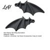 Car Exterior Accessory 1 Pair Bat Wing License Plate Decoration Gothic Black Decor Modification Accessories for Vehicle Front Rear Plates Truck SUV