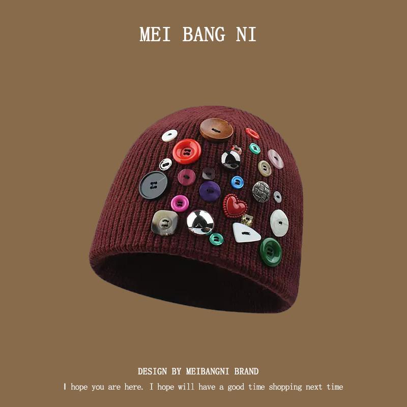 Knitted Womens Wool Hat With Windproof Warmth For Winter Casual Fashion