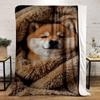 Cozy Shiba Inu Blanket for All Seasons Blanket Lunch Break Throw Gift