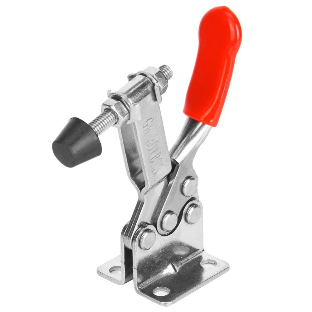 1.57in Adjustment Horizontal Toggle Clamp 304 Stainless Steel Quick Clip Clamp Woodworking Clamp