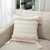 Bedroom Decorative Boho Woven Tufted Tassel Throw Pillow Cushion Cover Pillow Shell Pillowcase