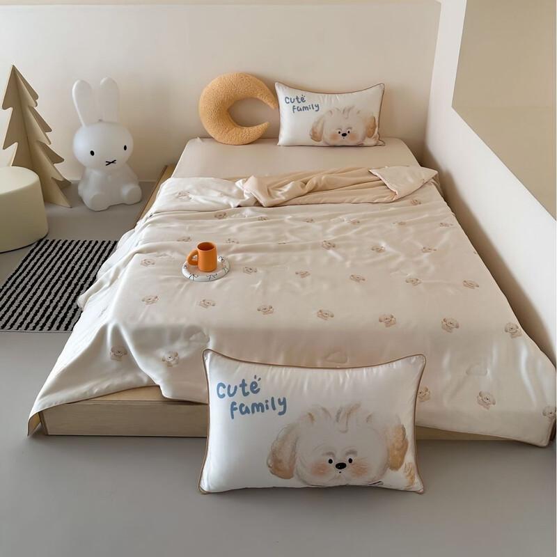 

Детское летнее одеяло OLOEY из лиоцелла и соевого волокна с наволочкой Kabu