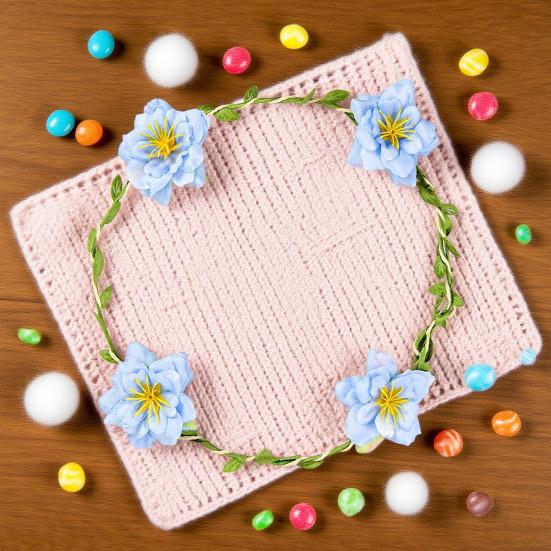 Floral Crown Women Girls Artificial Flower Headband Adjustable Bride Hair Wreath Photo Prop for Wedding Bridal Shower Cosplay Dress-up