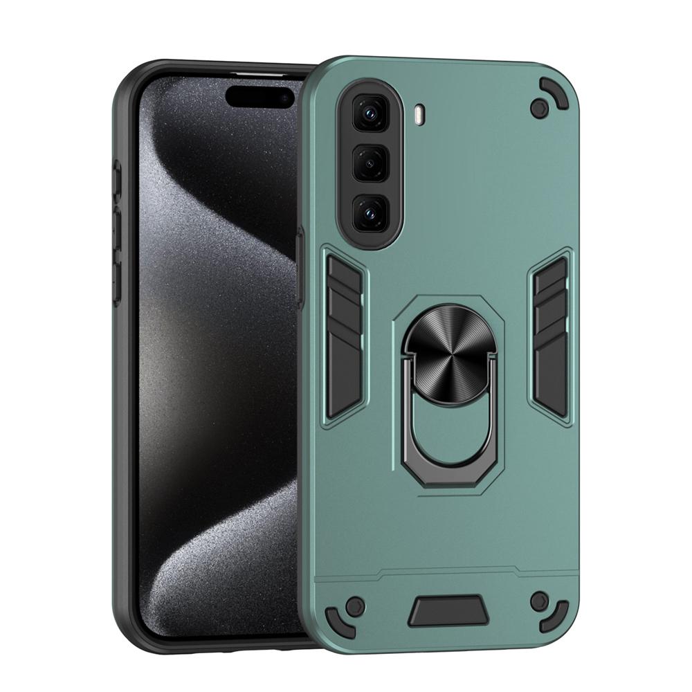 

KEYSION Противоударный чехол для Infinix Hot 50 Pro+ 4G Силикон+ПК Защита камеры Кольцо-подставка Задняя крышка для телефона для Infinix Hot 50 for Infinix Hot 50 4G