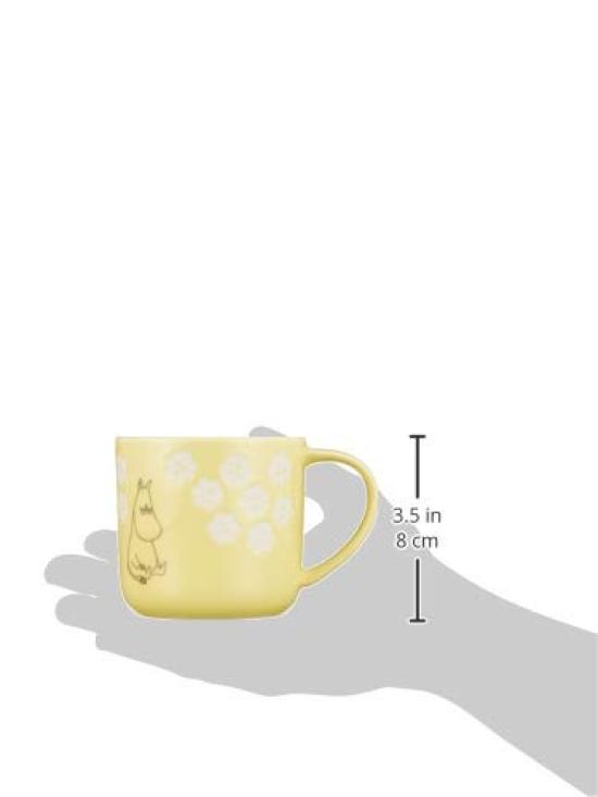Yamaka Shoten MOOMIN Florit Mug Moomin 350ml Microwave and Dishwasher Safe Goods Nordic Day Present Tableware Gift Wedding Gift Made In Japan Approx.