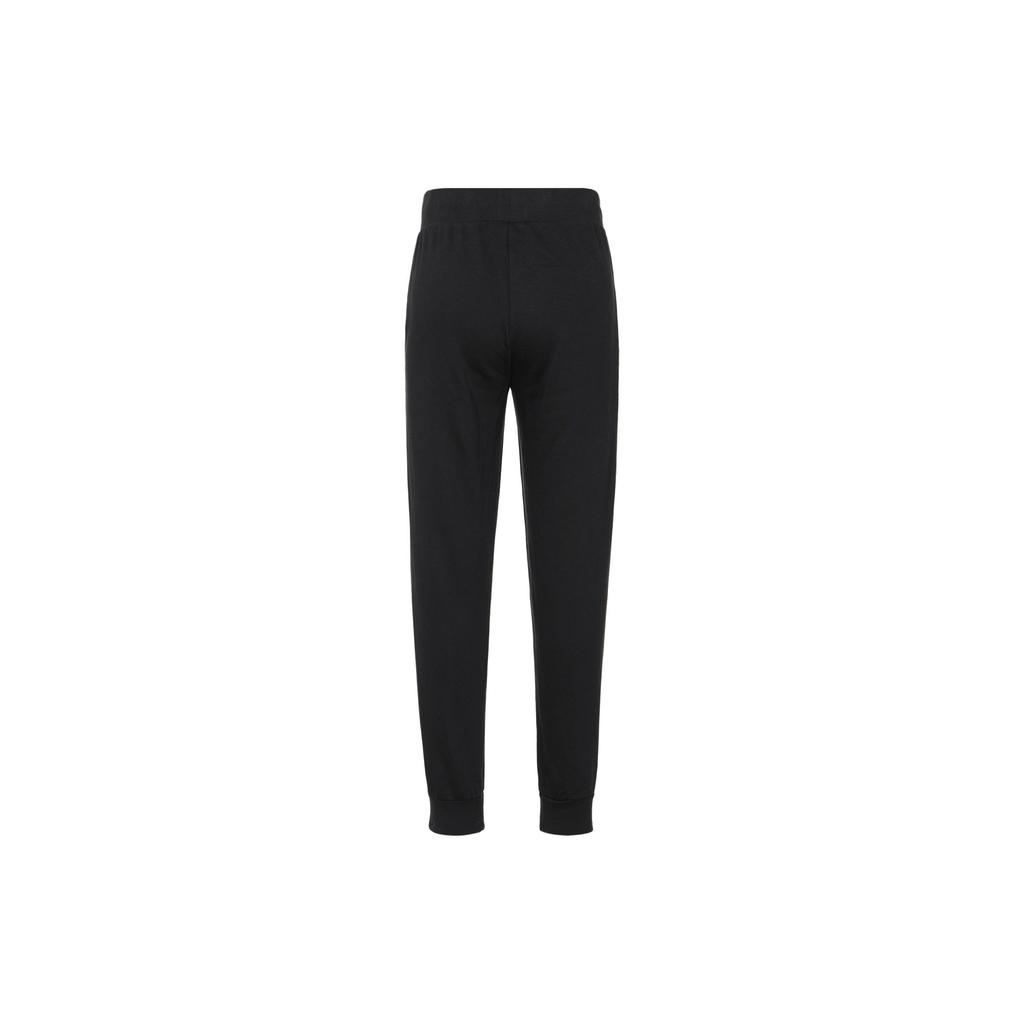 Adidas Neo Solid Color Logo Pattern Pocket Cuffed Knit Sports Pants Women Pants Black GP7125