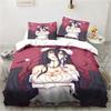 Albedo Overload 3D Print Bedding Set Single Twin Full Queen King Size Bed Set Adult Kid Bedroom Hentai Anime Girl Bedding Gift