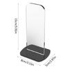 2Pcs/Set Clear Acrylic Boxing Gloves Display Rack for Home Store Storage Stand Elegant Desktop Organizers
