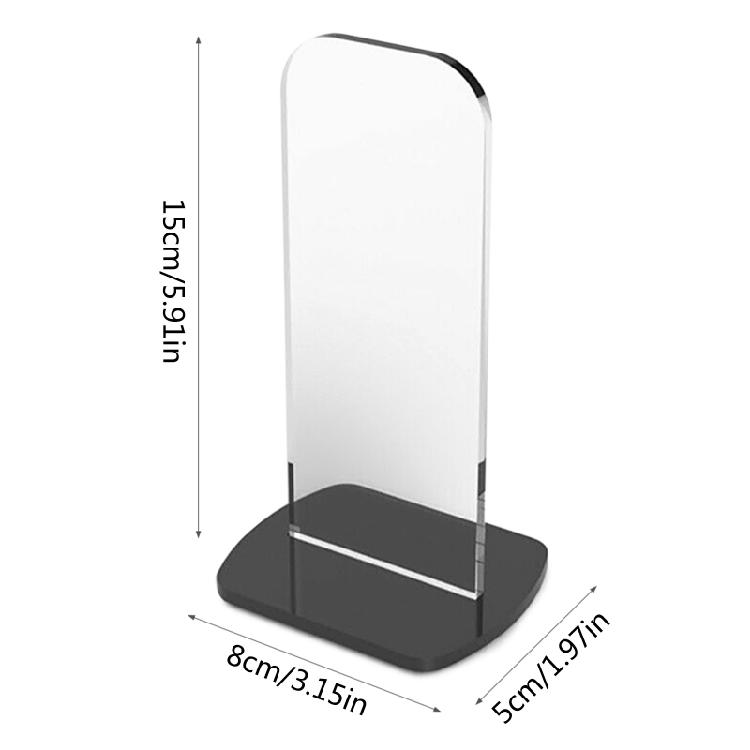 2Pcs/Set Clear Acrylic Boxing Gloves Display Rack for Home Store Storage Stand Elegant Desktop Organizers