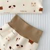 Baby Belly Protection High-Waisted Cotton Underwear Set - Autumn Toddler Pants & Flannel Separates