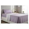 Drap housse percale de coton 90 x 190 cm Parme violet