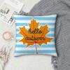 Fall Maple Leaf Print Pillow Case Sofa Decorative Home Double-sided Print Plush Square Throw Pillow Covers Cushion Decor Cover