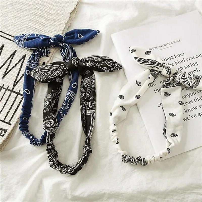 1 New Fashion Headband Cashew Nuts Adult Rabbit Ears Headband Daily Face Wash Headband Lady Headband