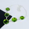Beautiful Peridot Gemstone Handmade 925 Sterling Silver Necklace, Peridot  Silver Necklace For Wife, Unisex Necklace Wadding Gift