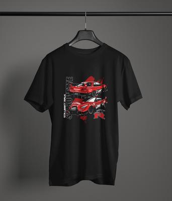 GTR R35 Fan Art T-shirt 100% Bomull JDM Godzilla Turbo Drift Unisex T-shirt