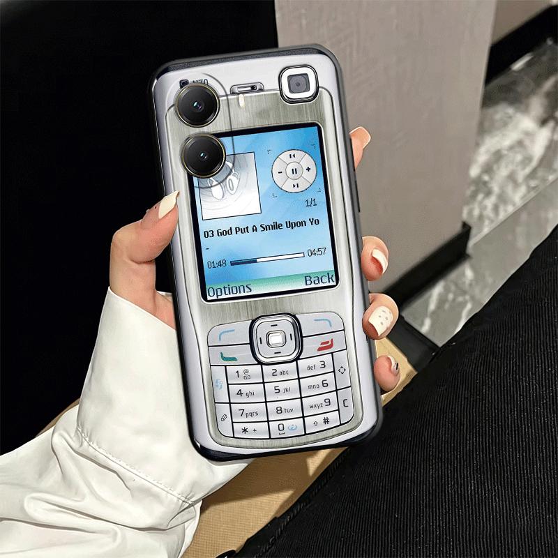 Funny Retro Callphone Soft Phone Case for Xiaomi Poco X5 X6 X7 X8 Pro Max X3 F7 F8 Ultra M8 M7 M6 M5 Redmi 15 15C 14C 13C 12C X4