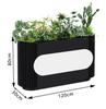 Outdoor Galvanized Flower Planter Box