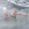 Five-petaled Flower Stud Earrings Female Sweet and Versatile Simple Summer Light Luxury Niche Design Small and Cute