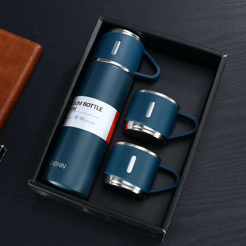High-End Business Vacuum Cup Gift Gift Set 304 Stainless Steel Men's Car Portable Water Cup