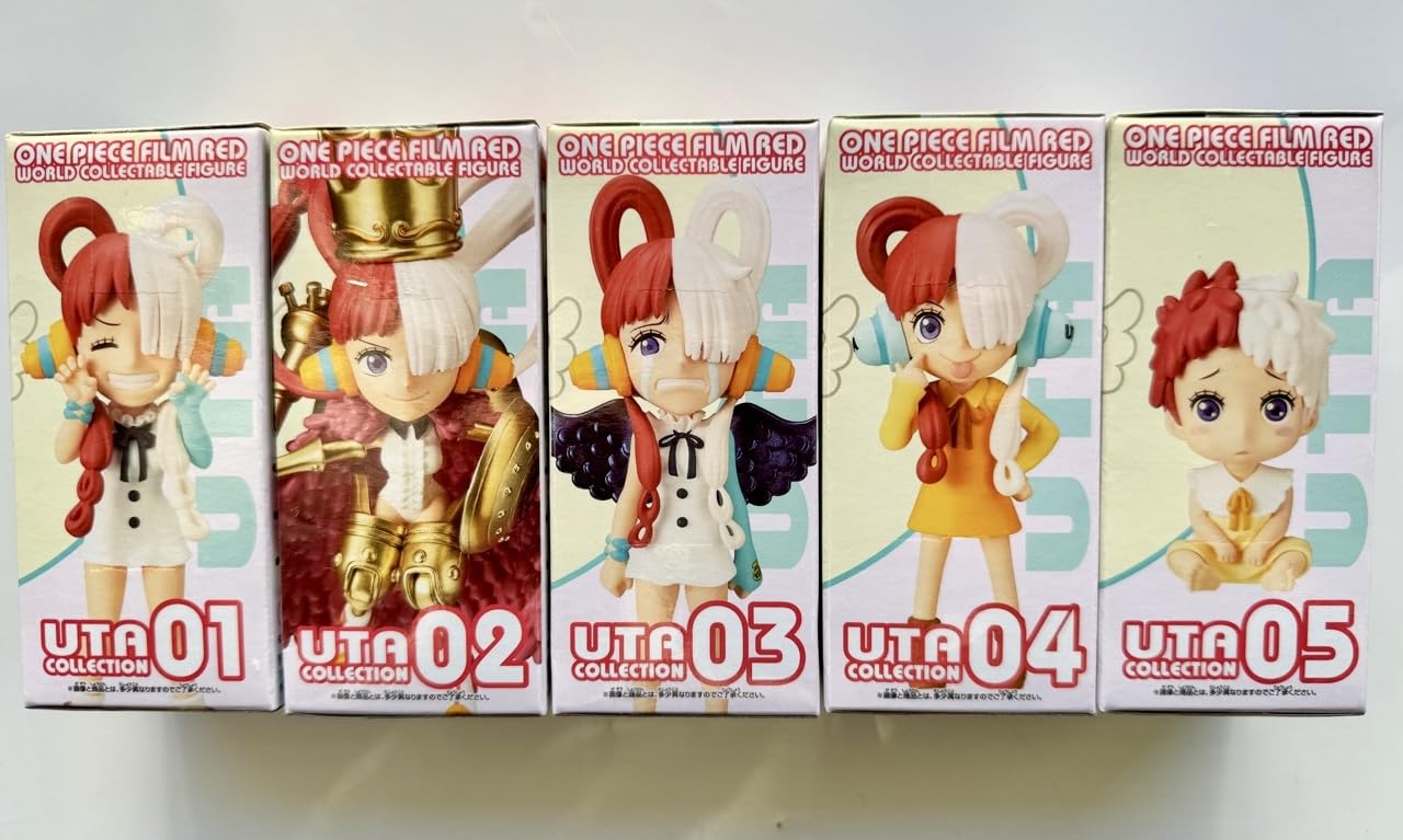 

ONE PIECE FILM RED World Collectible Figure UTA COLLECTION Uta Collection Figure Set of 5