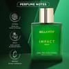 Bella Vita Luxury IMPACT MAN Eau De Cologne Perfume with Mandarin Orange, Patchouli, Cedar |