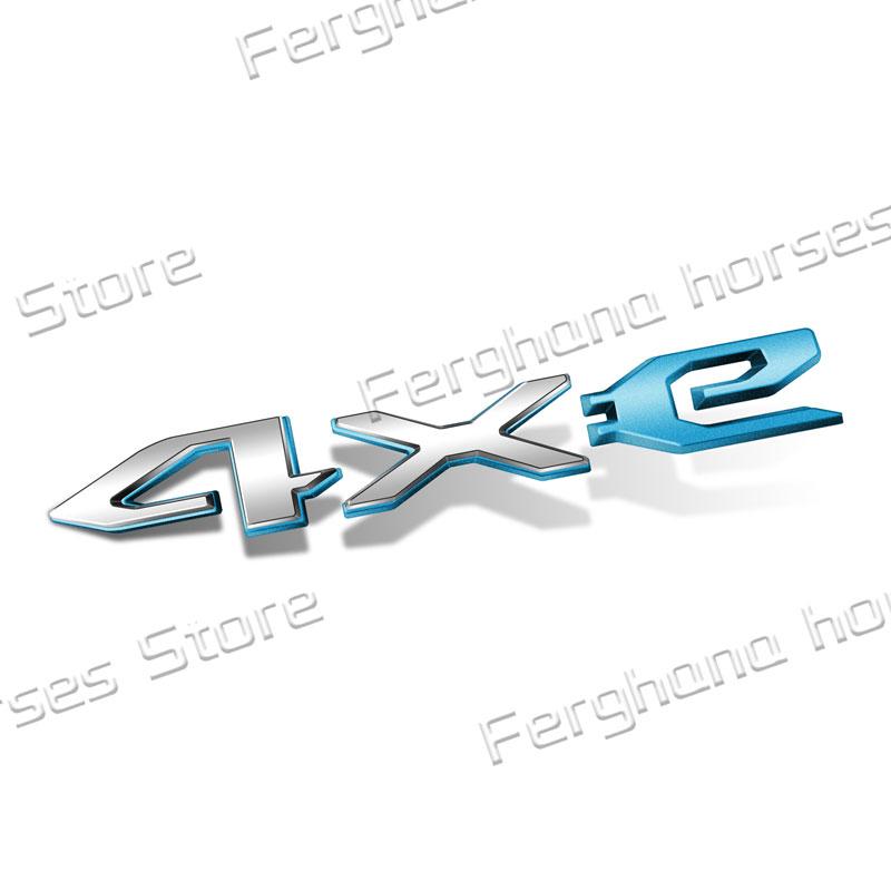 Car 3D ABS Plastic Emblem For Jeep 4XE Logo Wrangler Gladiator Compass Grand Cherokee Body Side Badge Rear Trunk Decor Sticker ALU1