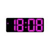 12/24H Display LED Desk Clock Temperature Display Mirror Digital Alarm Clock  Desktop