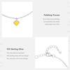 MODIAN 925 Sterling Silver Colorful Hearts Bracelet Rainbow Enamel Link Chain Party Fine Jewelry For Women Valentine's Day Gift