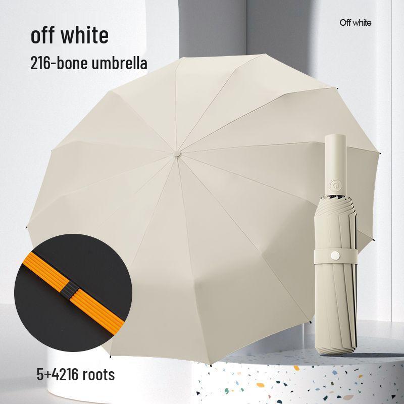 288 Ribs Automatic Sun/Rain Umbrella - Extra Large, Storm Resistant for Men & Women, Reinforced, Thickened Dual-Use Umbrella