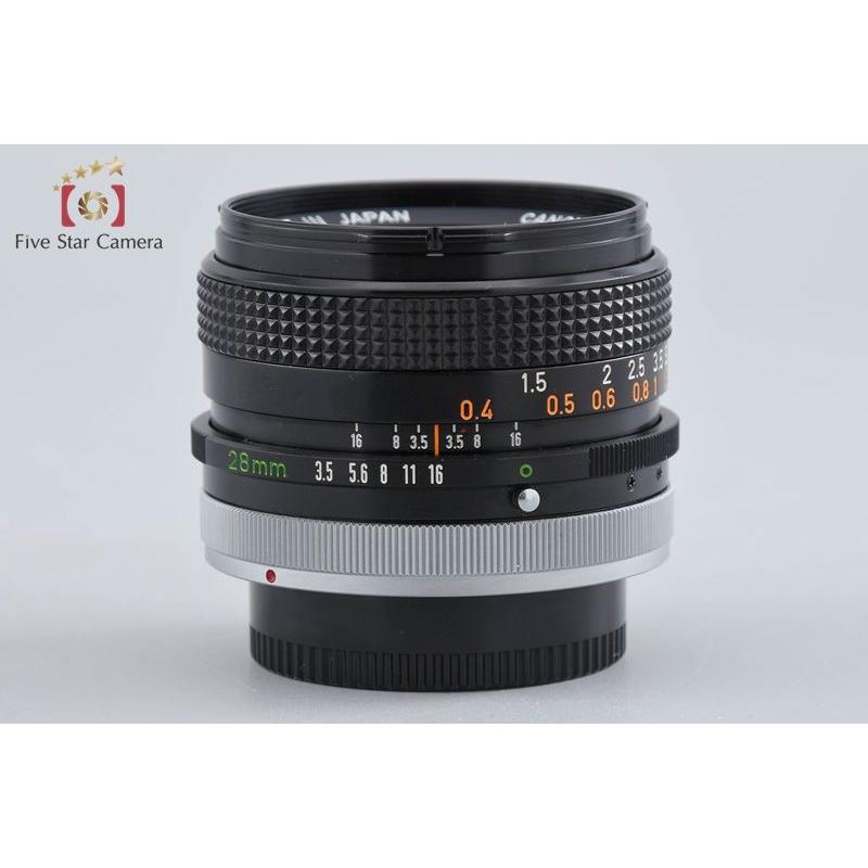 Used [Used] Canon FD 28mm f/3.5 S.C.