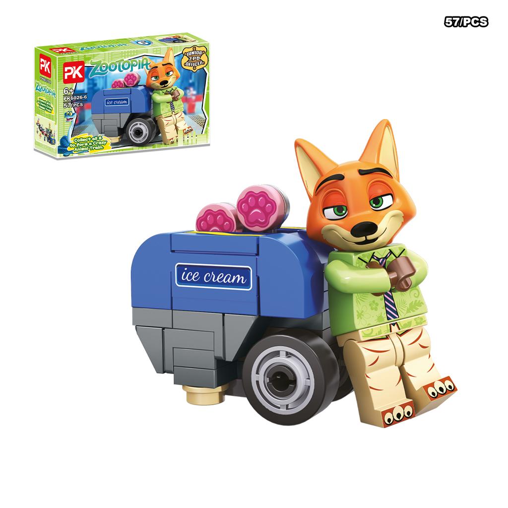 Zootopia 2 Building Blocks Set Judy Rabbit Nick Fox Series Anime Figurine Brick for Kids Christmas Birthday Toys Gifts Blind Box
