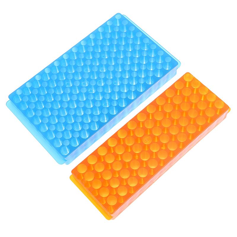 Kiváló minőségű 60 férőhelyes centrifugacső tartó állvány kettős felhasználású dupla paneles 0,5 ml/1,5 ml