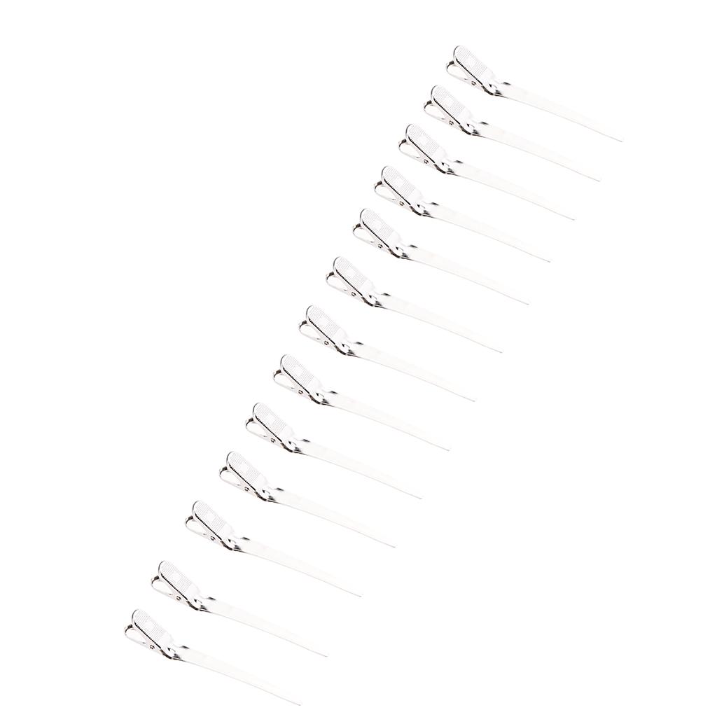 Alligator Clips for DIY Sectioning, Haircuts, Coloring & Styling 12Pcs Duckbill