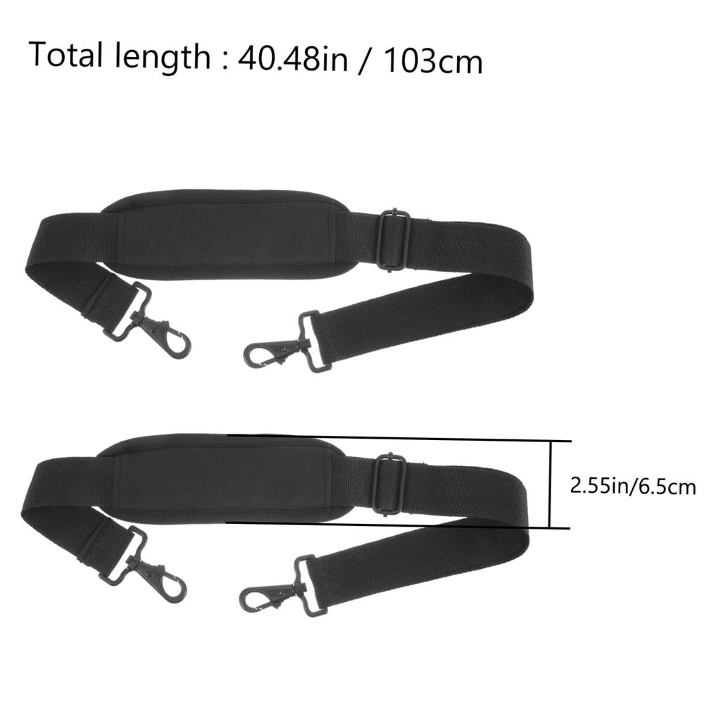 LIGIGWASH Padded Shoulder Strap for Instrument Cases, Suitable for Violin and Guitar, Adjustable Shoulder Pad Replacement Strap, 2 Pieces