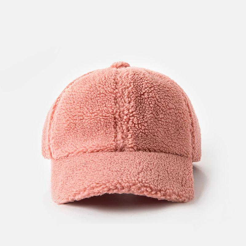 Fashion Winter Baseball Cap For Women Corduroy Lambswool Patchwork Women's Caps Autumn Warm Plush Trucker Hat Visor Adjustable