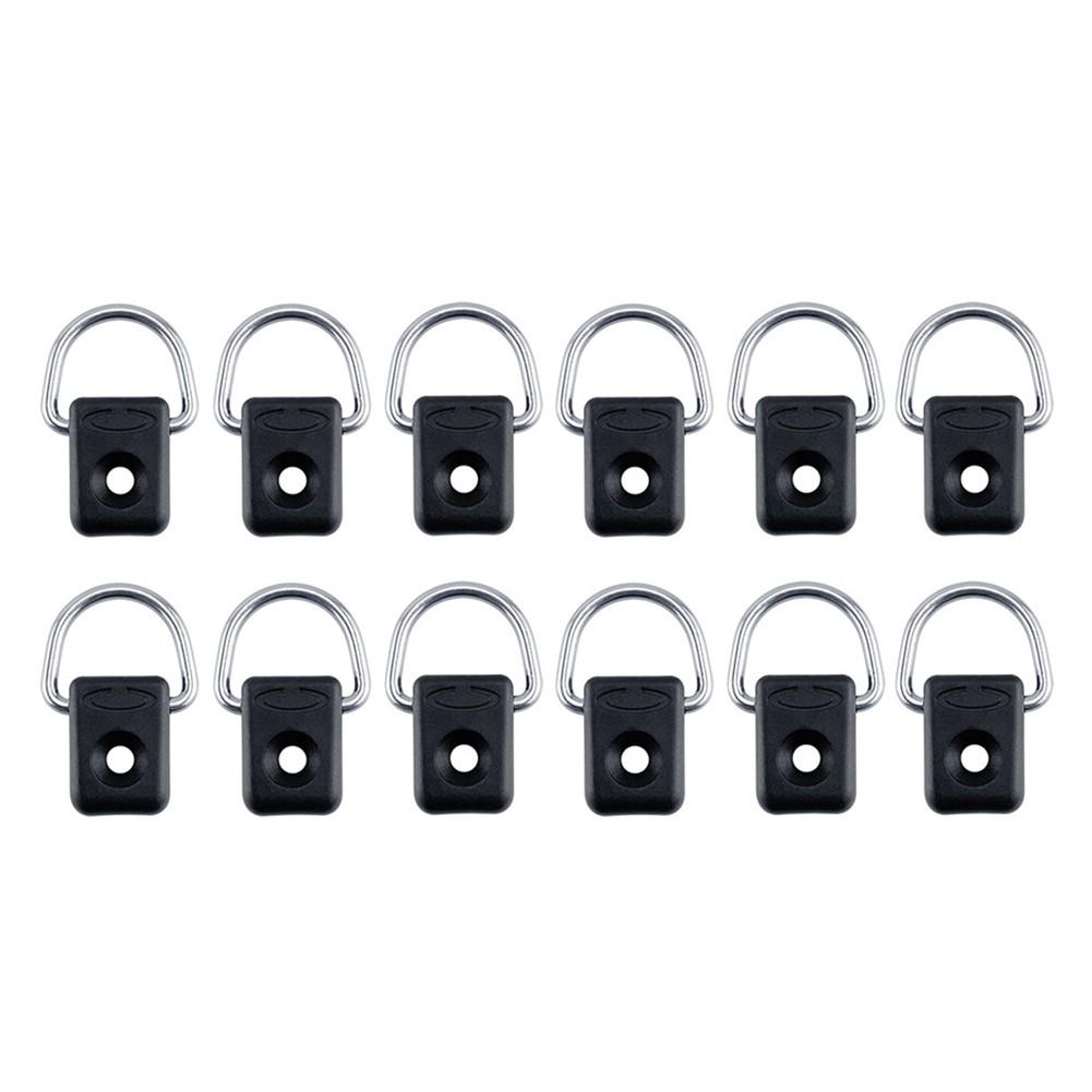 Leichte Nylon D-Ring Zurrgurte für Kajaks Set mit 12 Deckbeschlagsschrauben