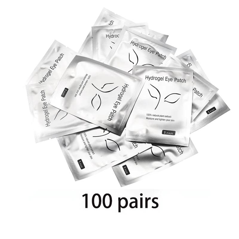 OWOSC 50/100PCS Wholesale Hydrogel Gel Eye Patches for Eyelash Extension Eyepads Eyelash Patch Lash Extension Mask Eyepad Makeup