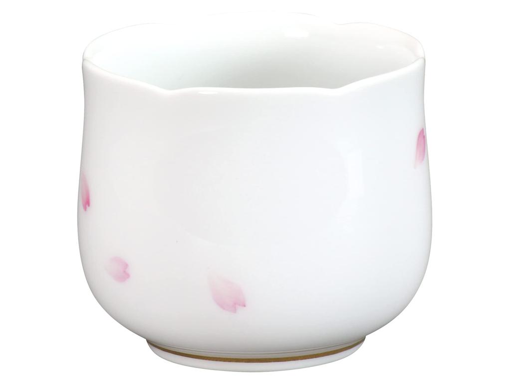 Okura Touen [Hand-painted] Sakura No. 12 Sake Cup, Approx. 95cc, Made In Japan, 12CCN/C303