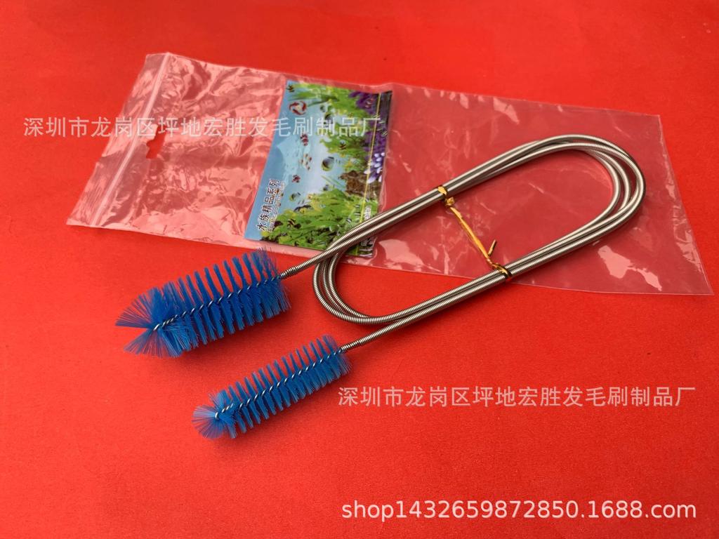 155CM Aquarium Pipe Cleaning Brush, Spring Bristle, Various Specs & Colors