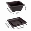 Bonsai Pots Bonsai Accessories Rectangle Plant Pots for Plants Outdoor Garden Pot Flowerpots for Succulents Tray Garden Supplies