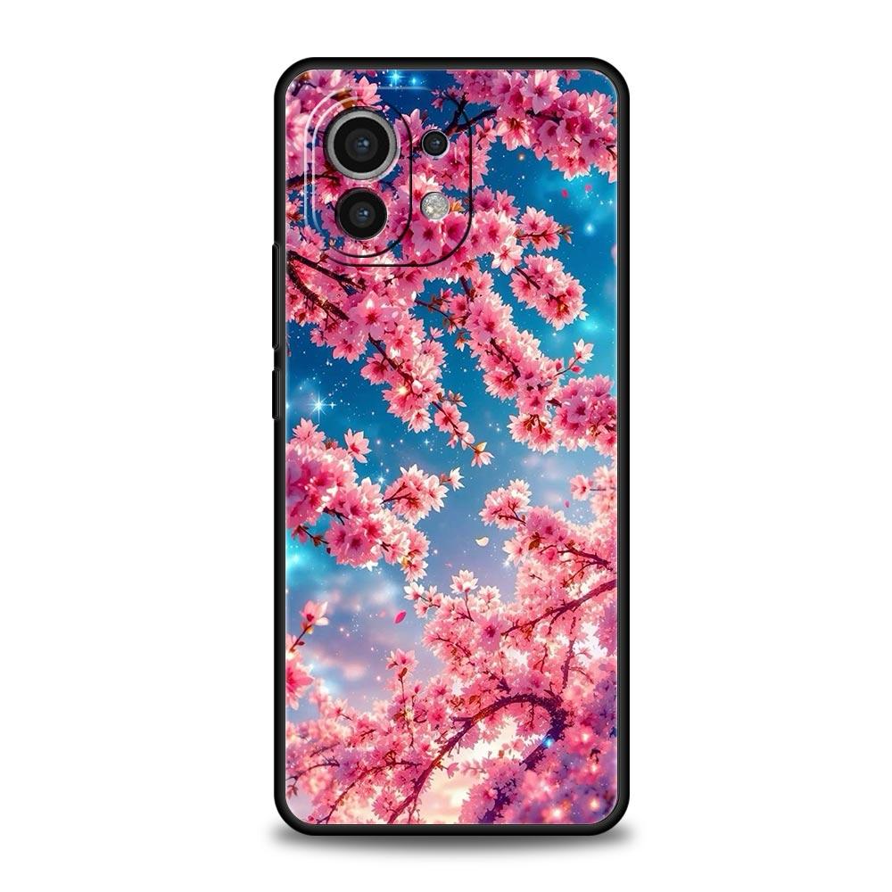 Korean Flower Phone Case Cover for Xiaomi Mi 17 Pro Max 15 14 13 12 11 Ultra 15T 14T 13T 12T 11T Pro Lite Soft TPU Shell Fundas